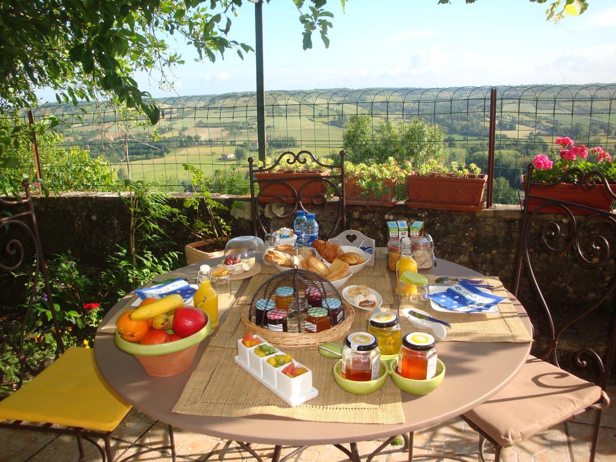 D'Ici Et D'Ailleurs Bed and Breakfast Cordes-sur-Ciel Exterior foto